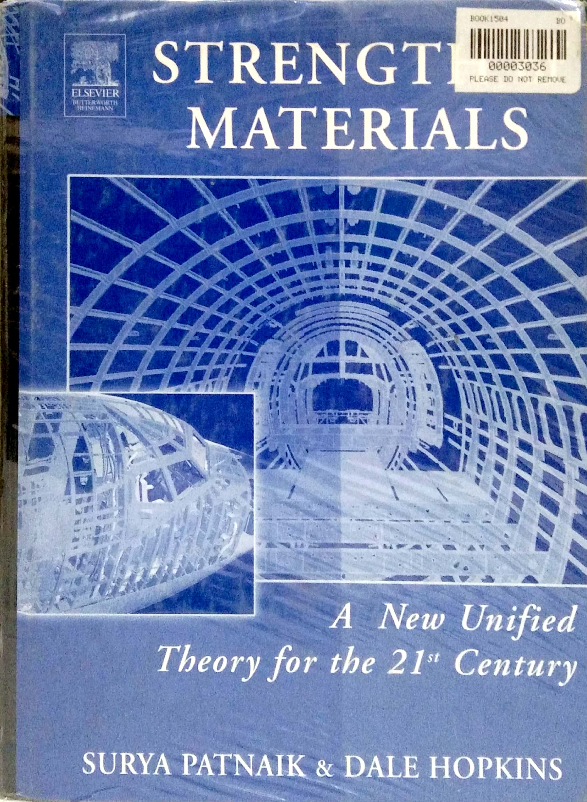 Book cover: Strength of materials: a unified theory.