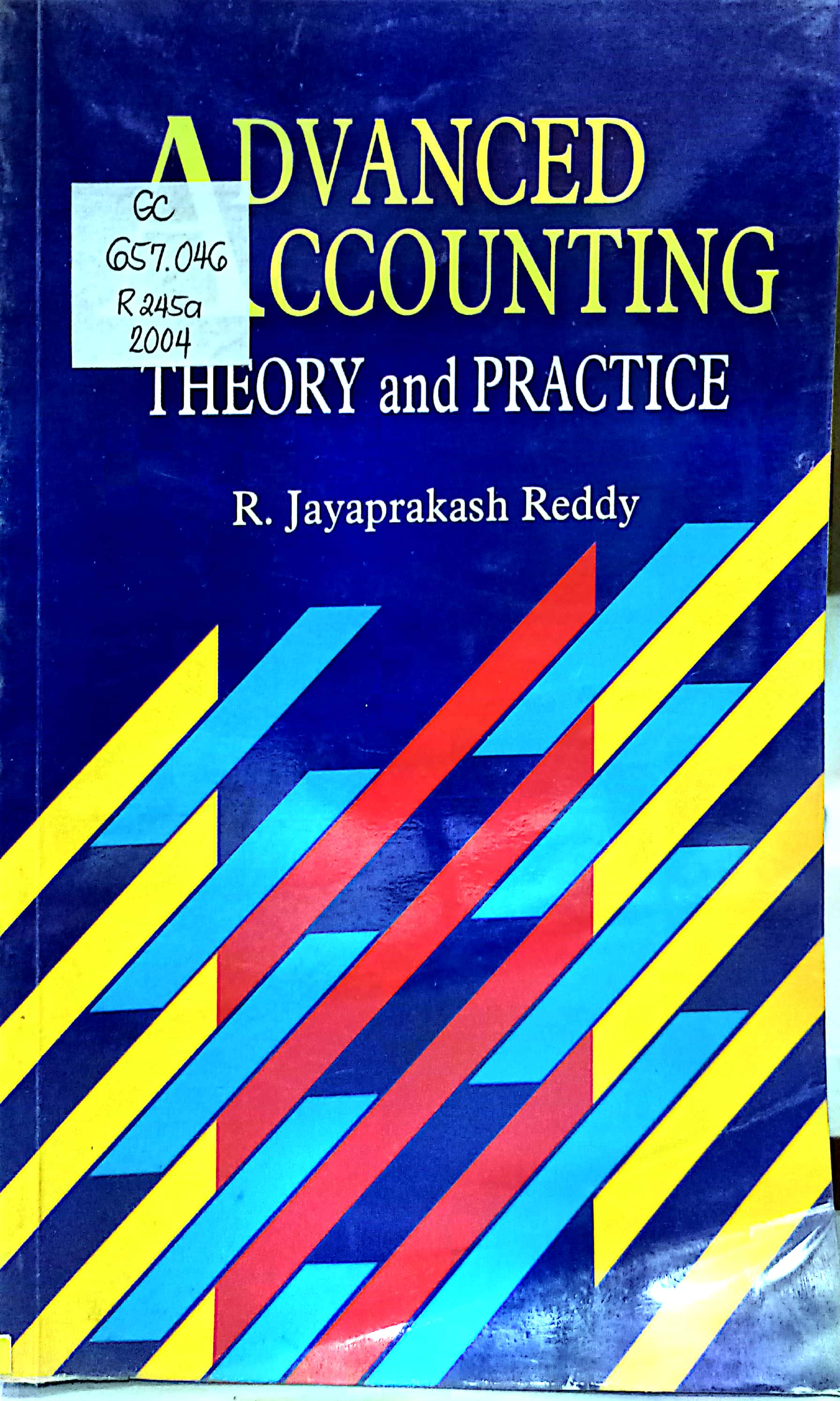 Book cover: Advanced accounting theory and practice