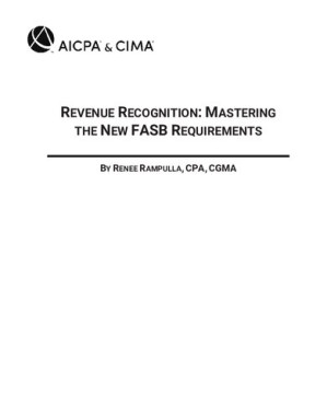 Book cover: Revenue recognition : mastering the new FASB requirements
