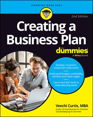 Book cover: Creating a business plan for dummies
