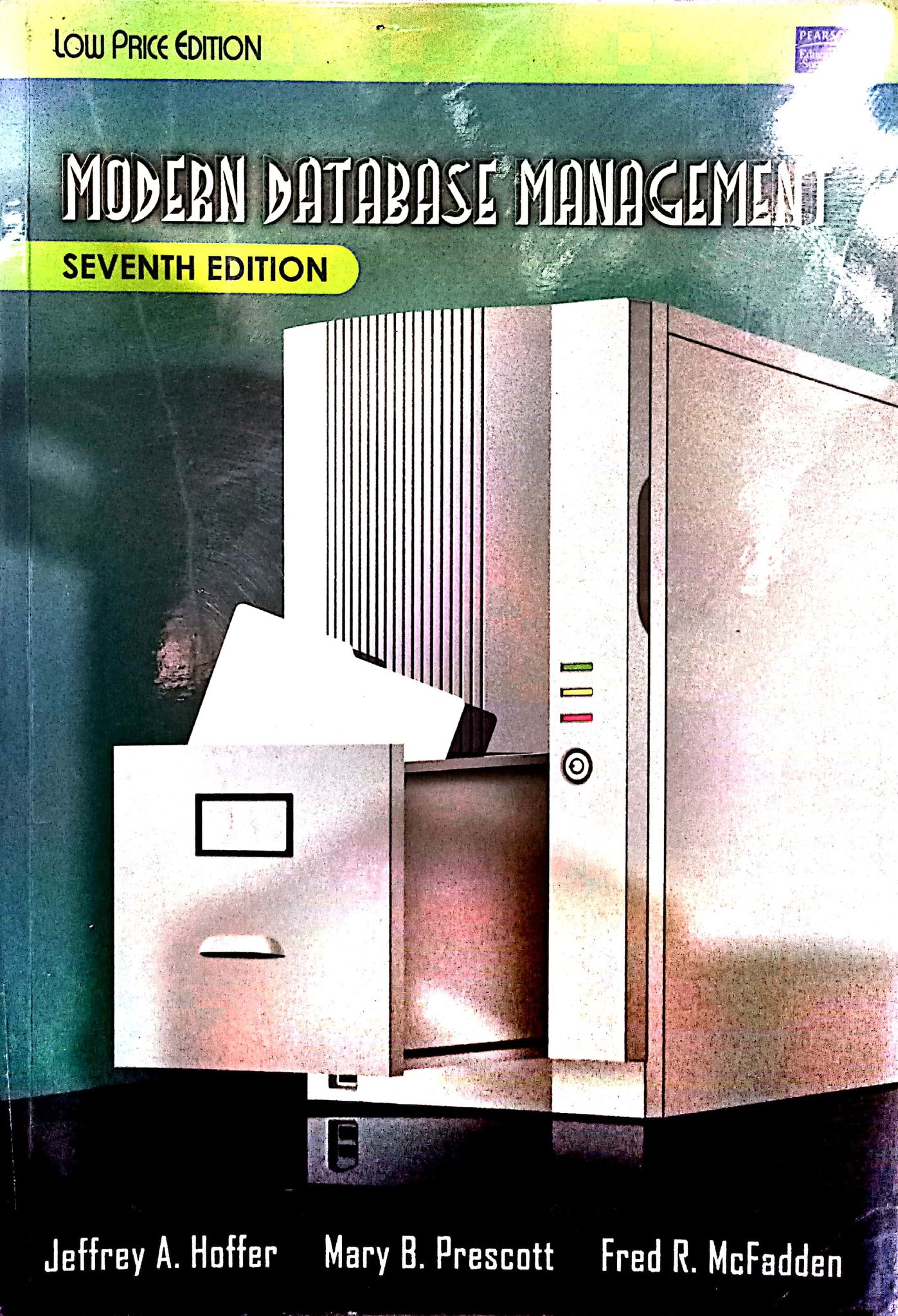 Book cover: Modern database management