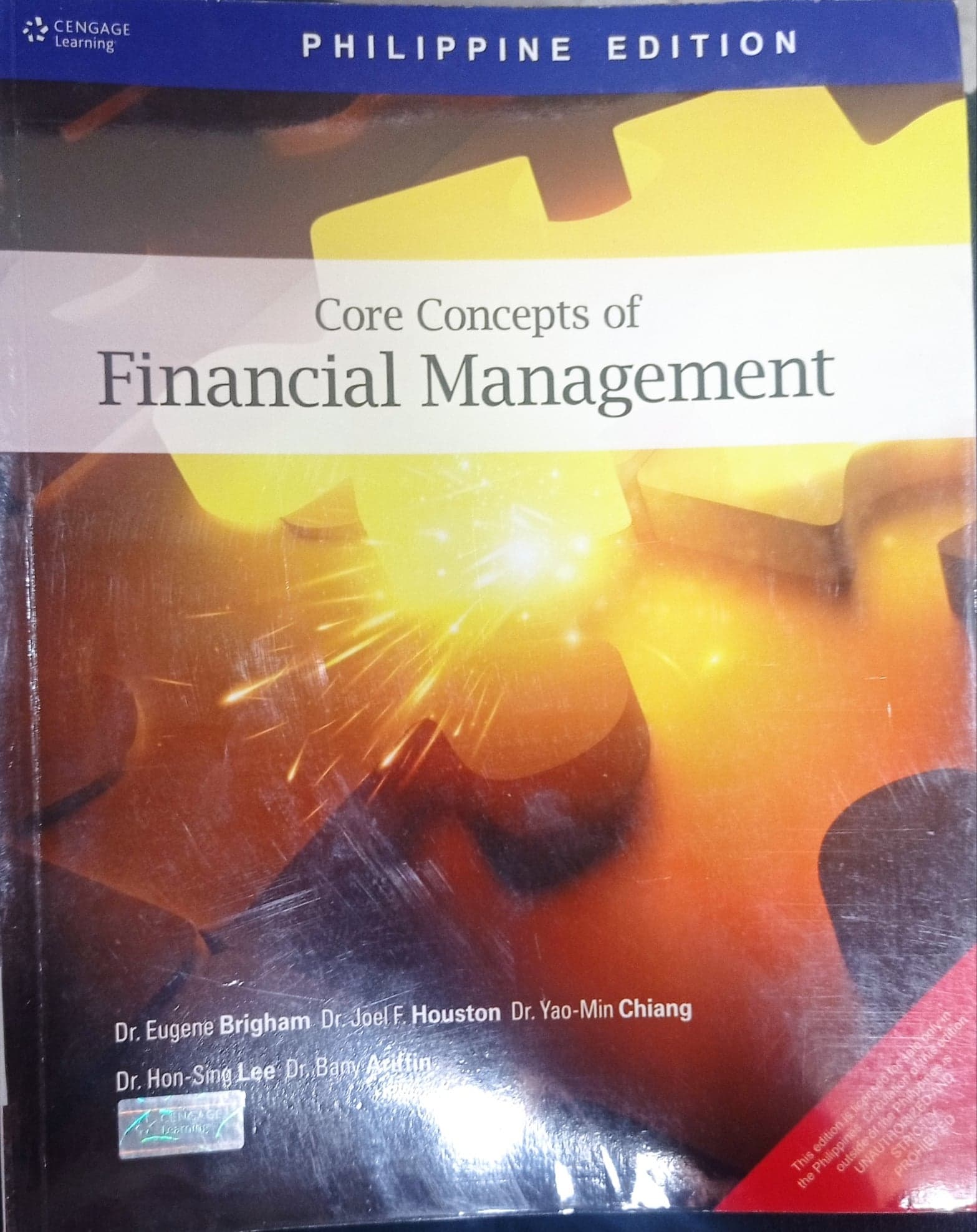 Book cover: Core concepts of financial management