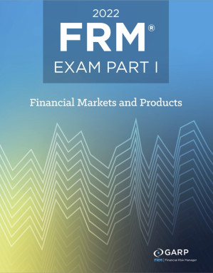 Book cover: FRM exam. Part I, Financial markets and products
