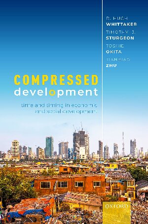 Book cover: Compressed development: time and timing in economic and social development.