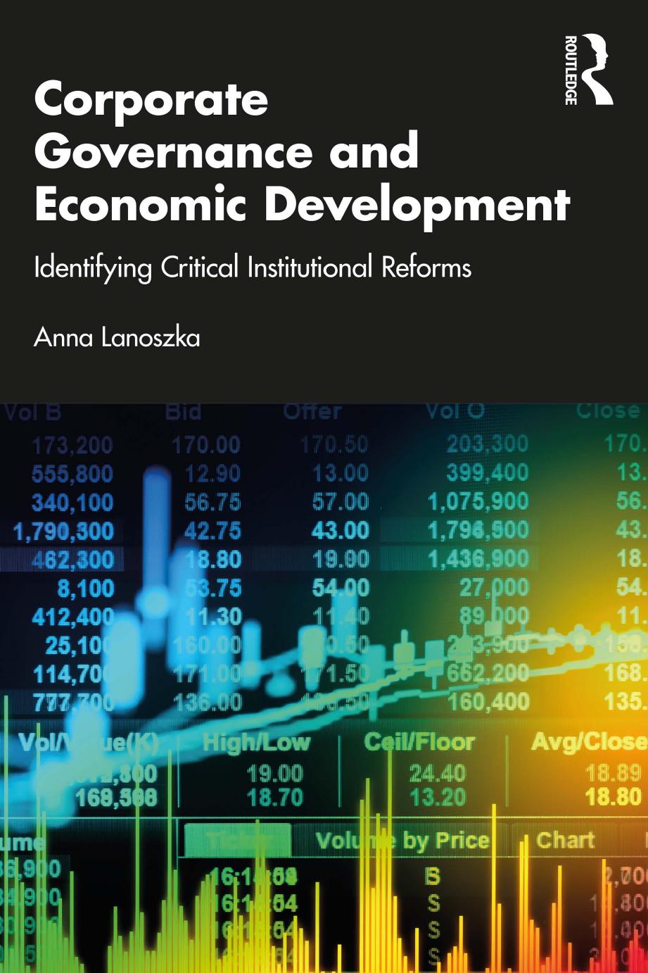 Book cover: Corporate governance and economic development: identifying critical institutional reforms.