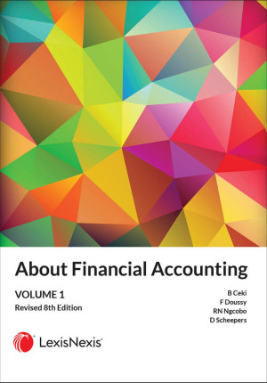Book cover: About financial accounting