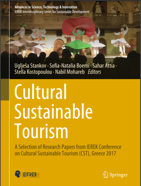 Book cover: Cultural sustainable tourism: a selection of research papers from IEREK Conference on Cultural Sustainable Tourism (CST), Greece 2017.