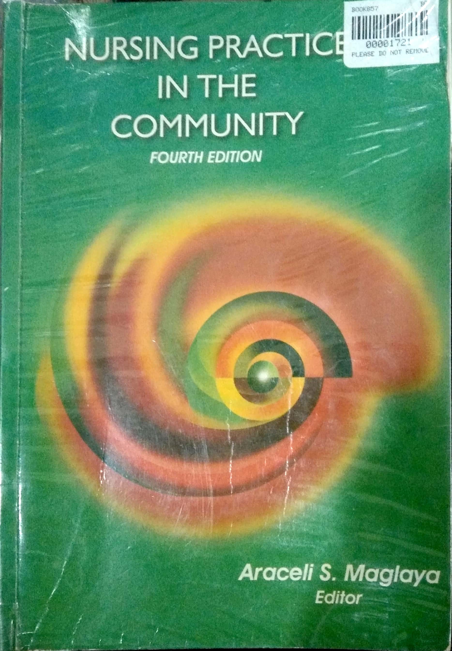 Book cover: Nursing practice in the community