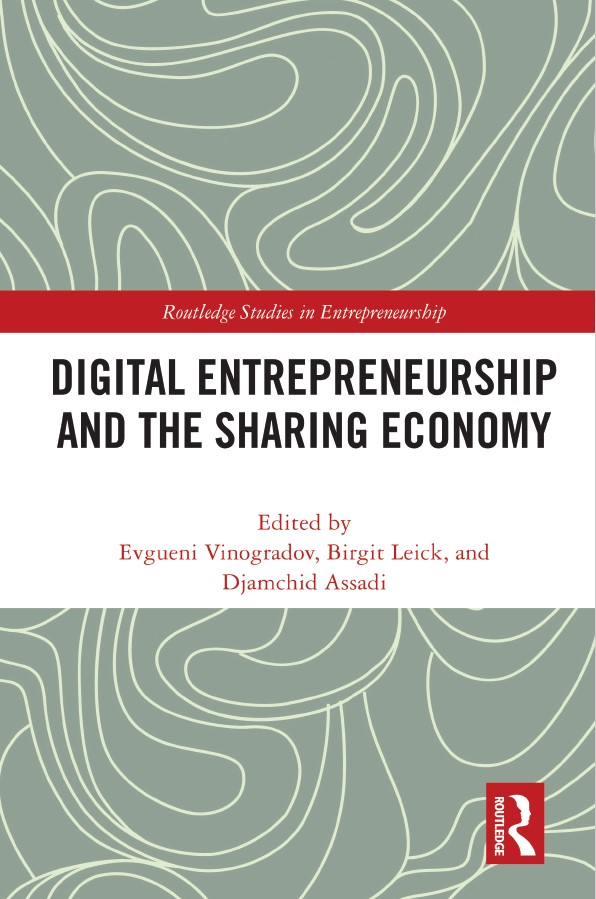 Book cover: Digital entrepreneurship and the sharing economy