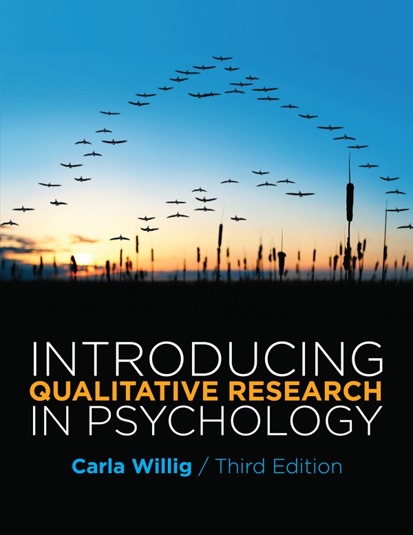 Book cover: Introducing qualitative research in psychology