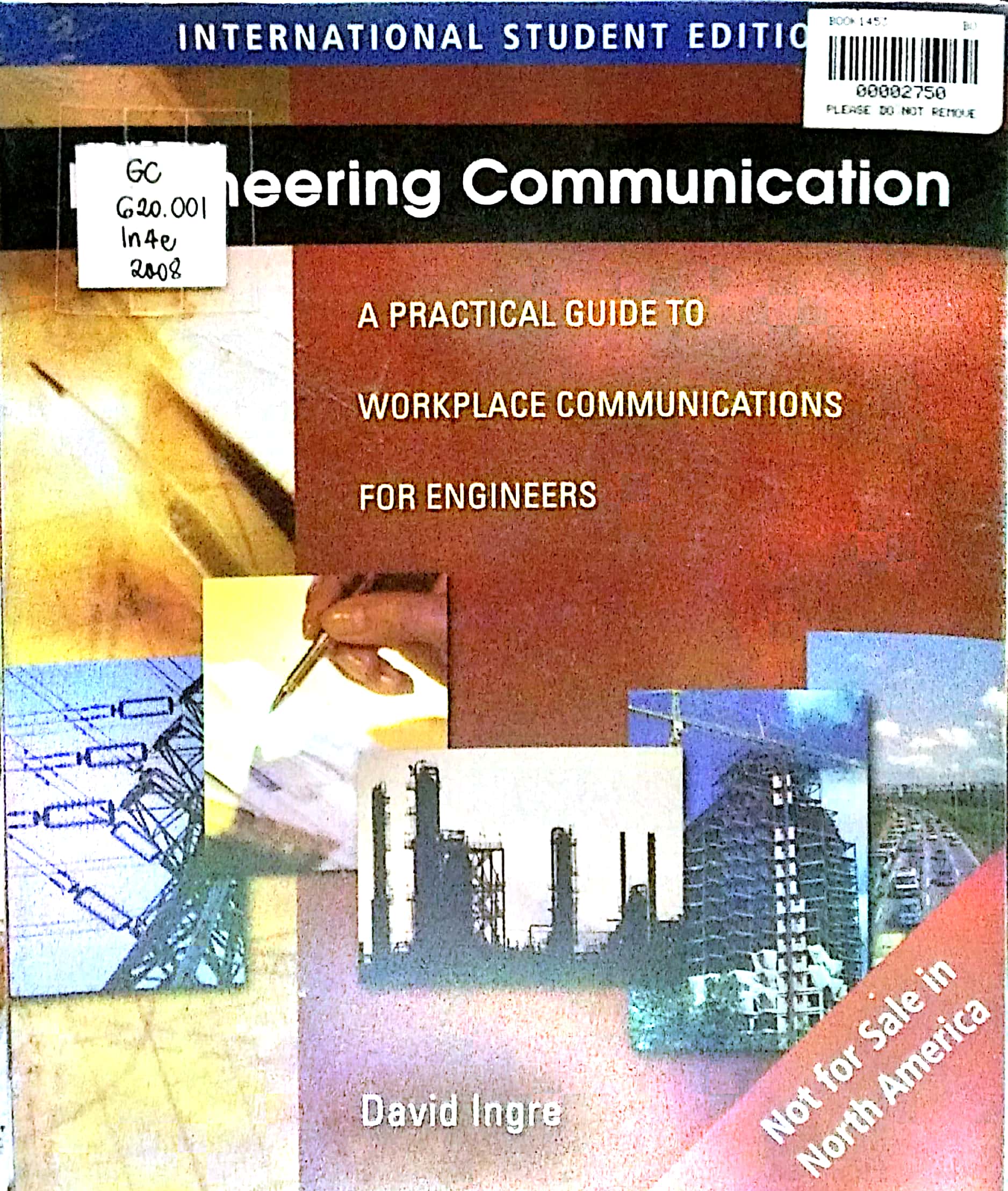 Book cover: Engineering communication: a practical guide.