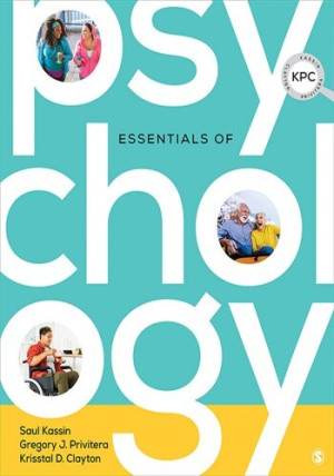 Book cover: Essentials of psychology