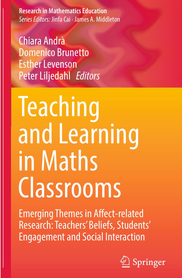 Book cover: Teaching and learning in maths classrooms.