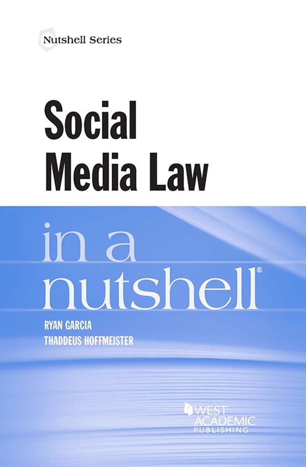 Book cover: Social media law in a nutshell