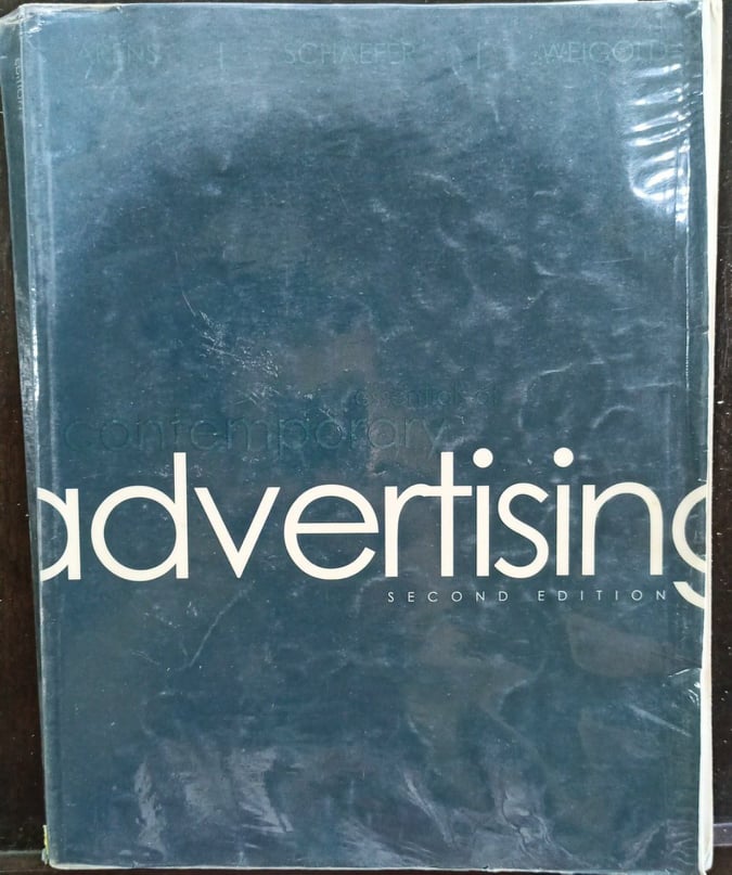 Book cover: Essentials of contemporary advertising