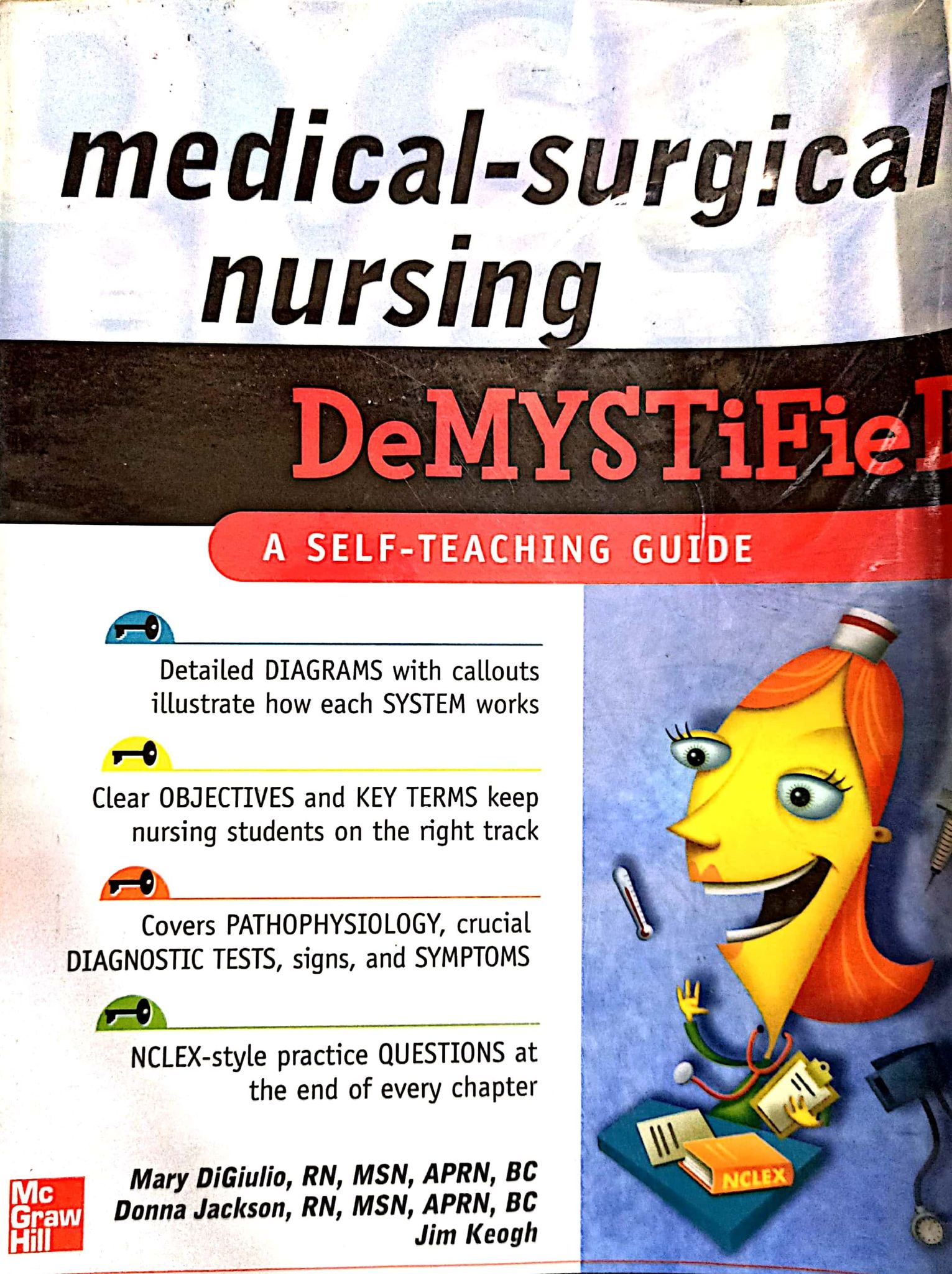 Book cover: Medical-surgical nursing demystified