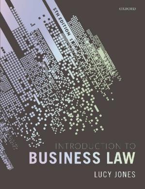 Book cover: Introduction to business law