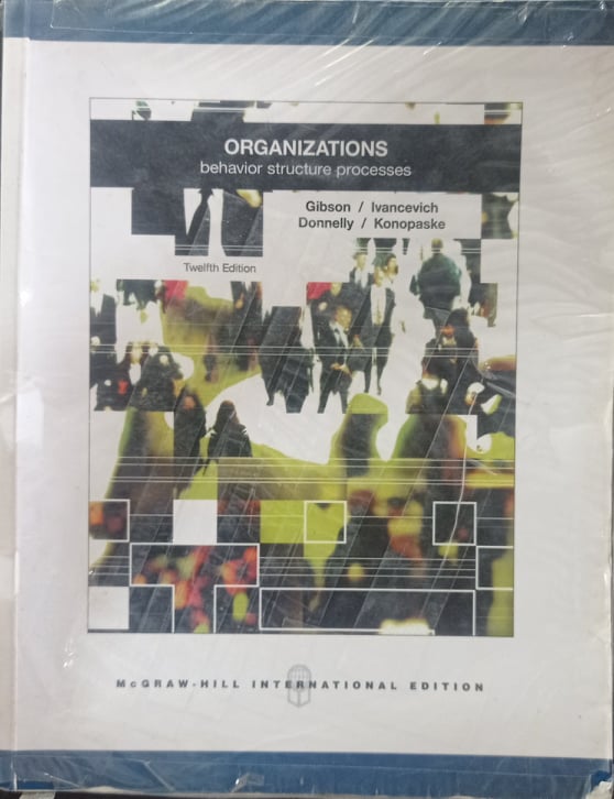 Book cover: Organizations : behavior structure, process