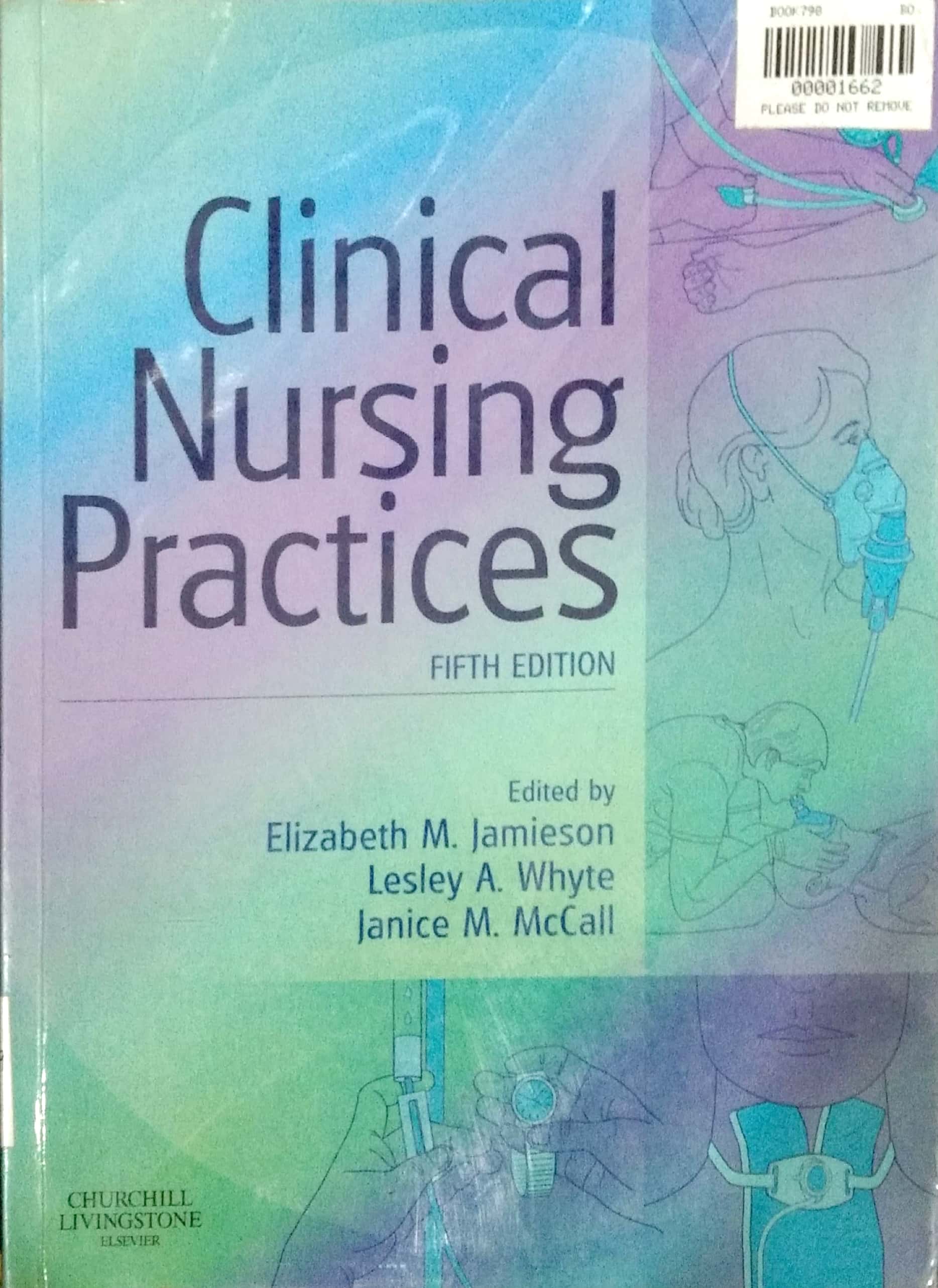 Book cover: Clinical nursing practices