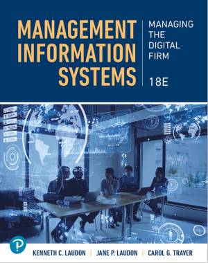 Book cover: Management information systems : managing the digital firm