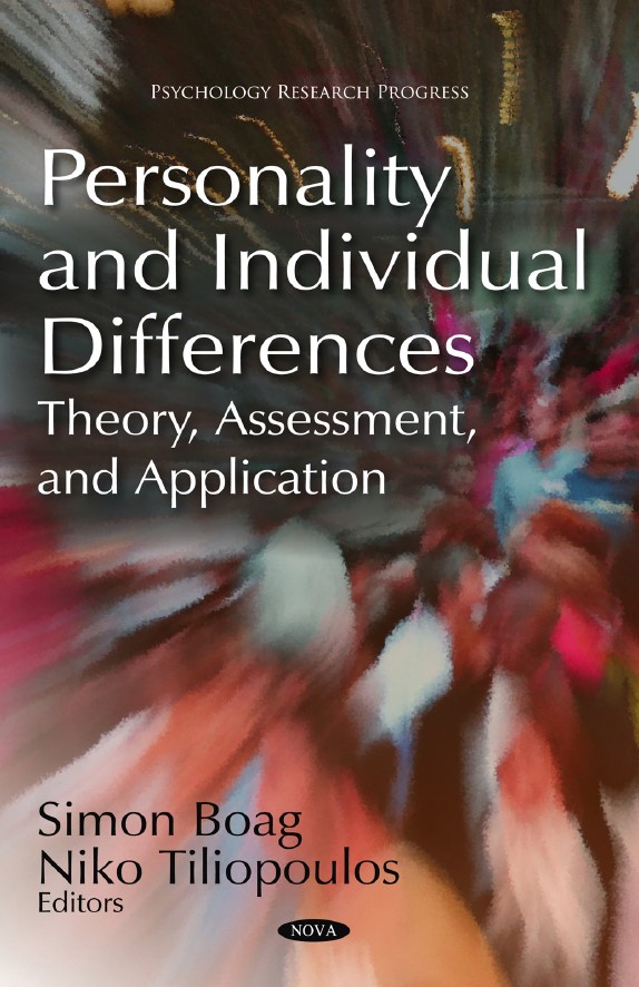 Book cover: Personality and individual differences : theory, assessment, and application