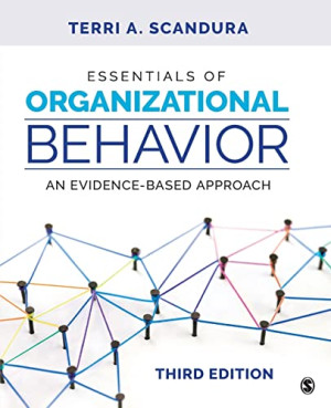 Book cover: Essentials of organizational behavior : an evidence-based approach