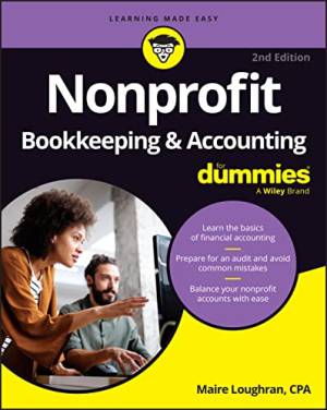 Book cover: Nonprofi t bookkeeping & accounting for dummies®