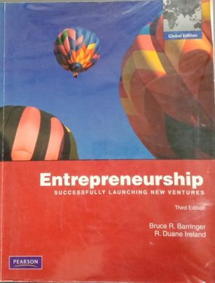 Book cover: Entrepreneurship : successful launching new ventures