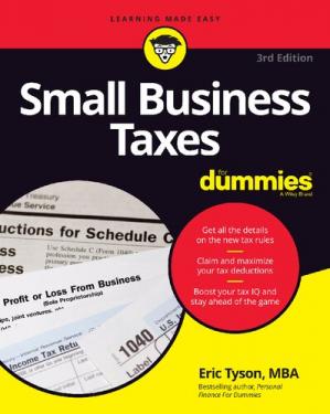Book cover: Small business taxes for dummies