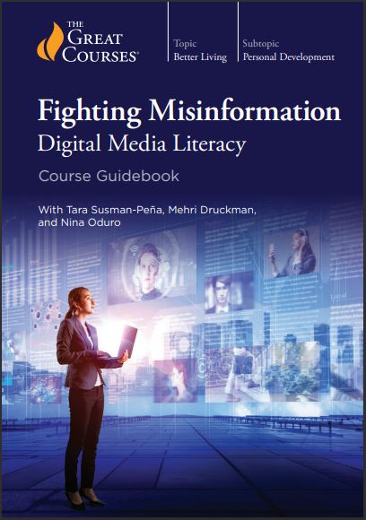 Book cover: Fighting misinformation: digital media literacy.