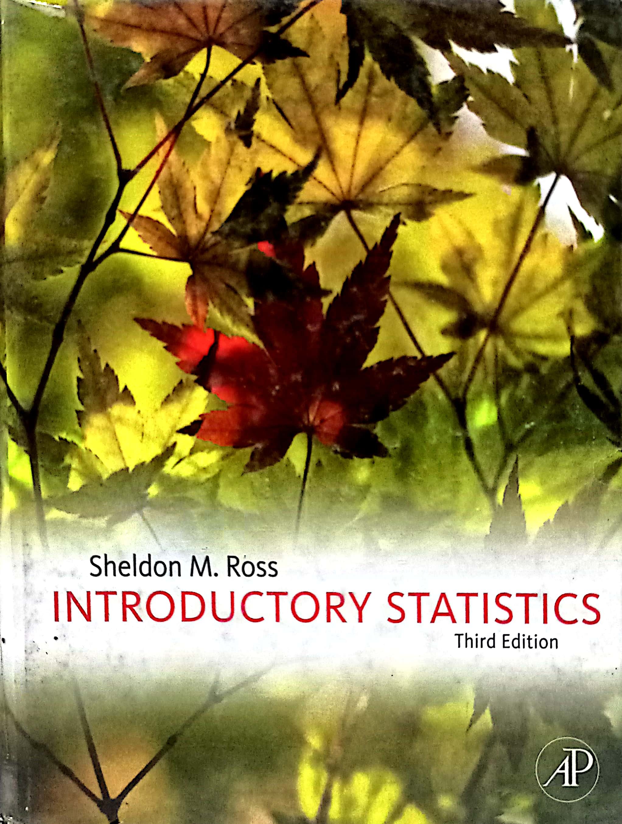 Book cover: Introductory statistics