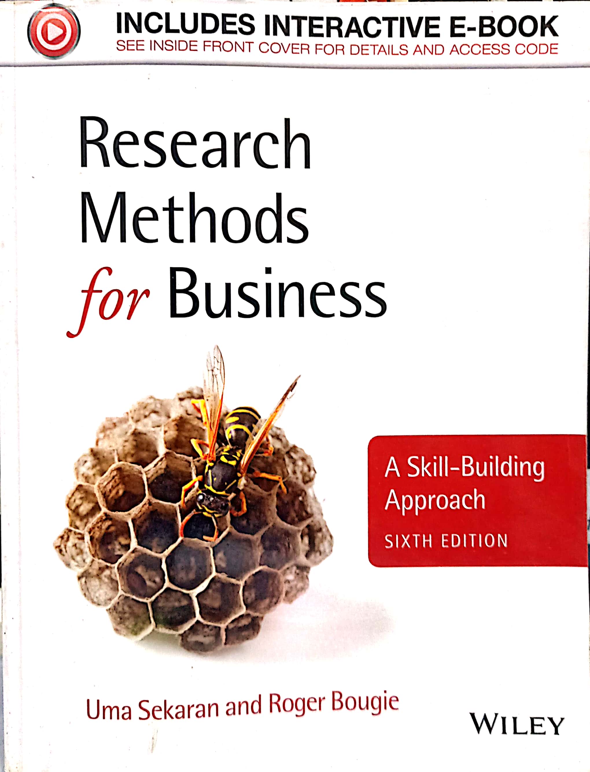 Book cover: Research methods for business: a skill-building approach