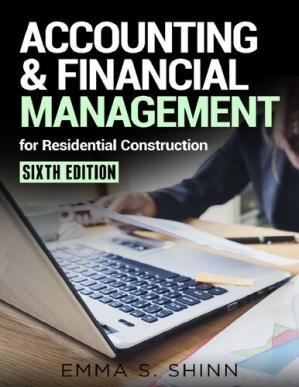 Book cover: Accounting & financial management for residential construction