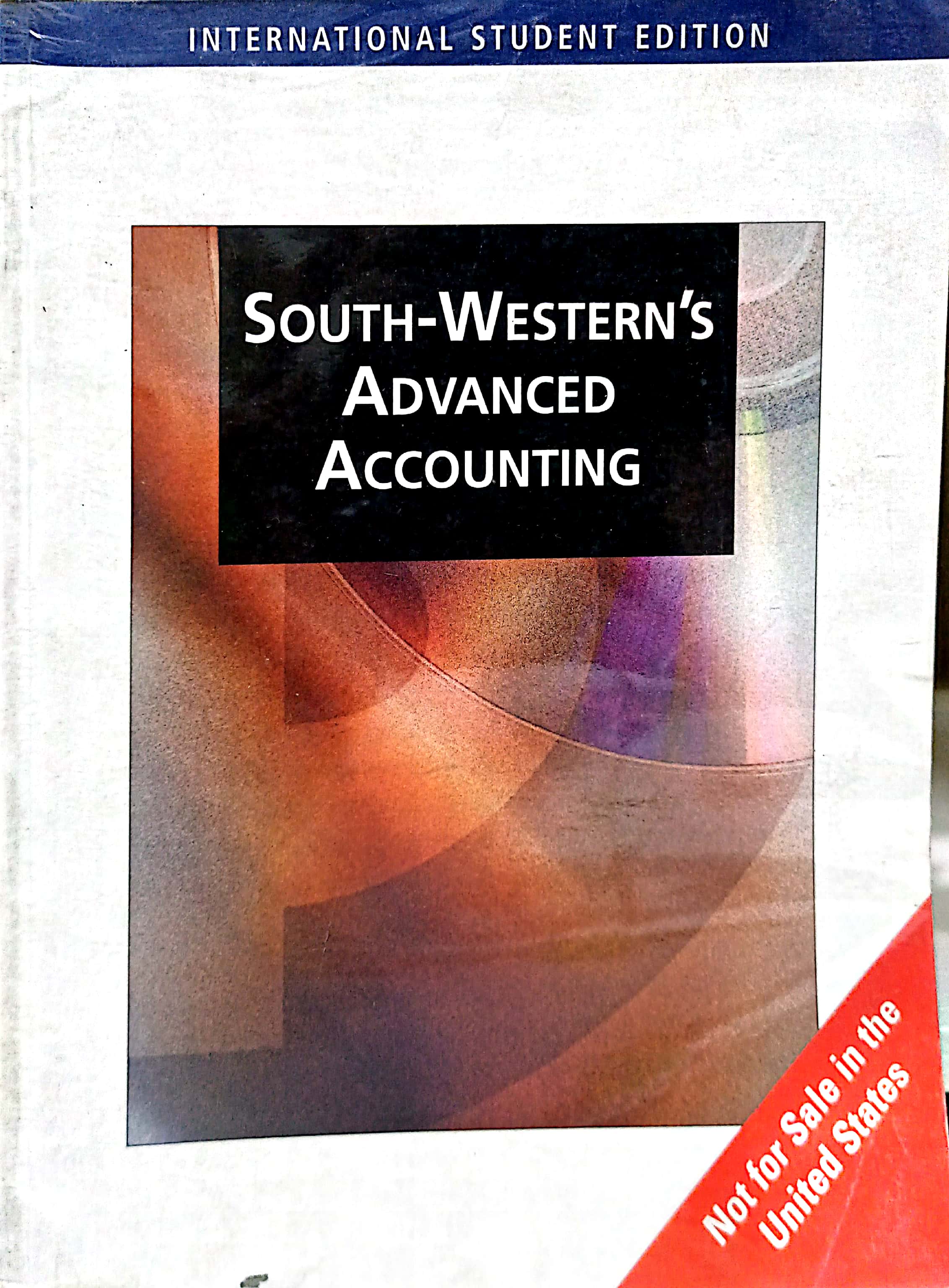 Book cover: Advanced accounting