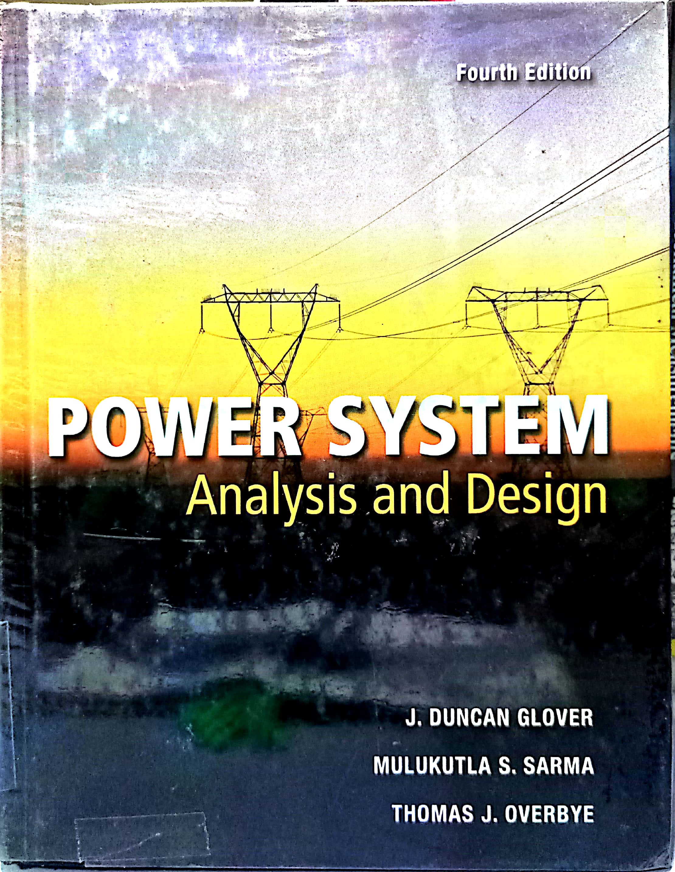 Book cover: Power system analysis and design