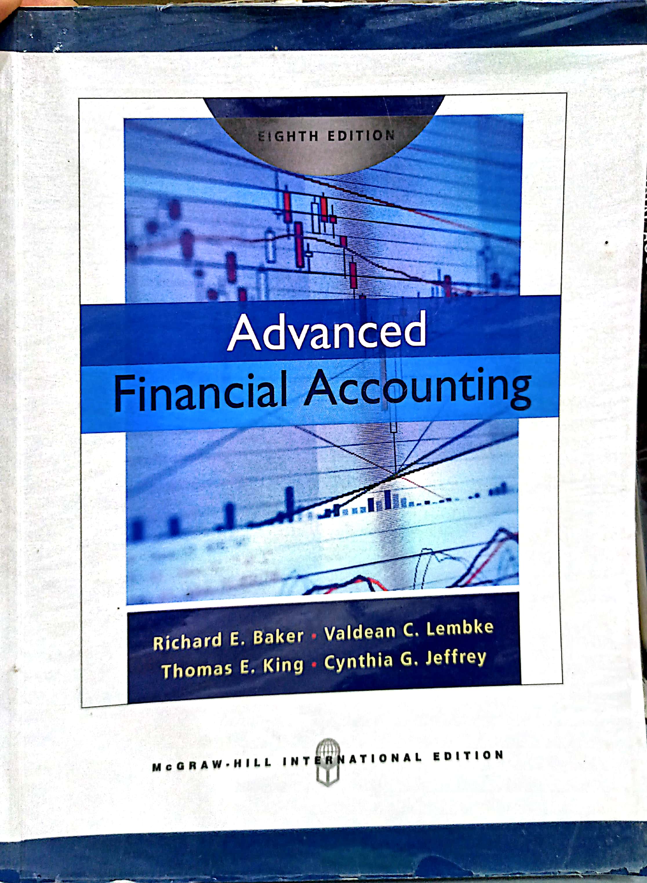 Book cover: Advanced financial accounting