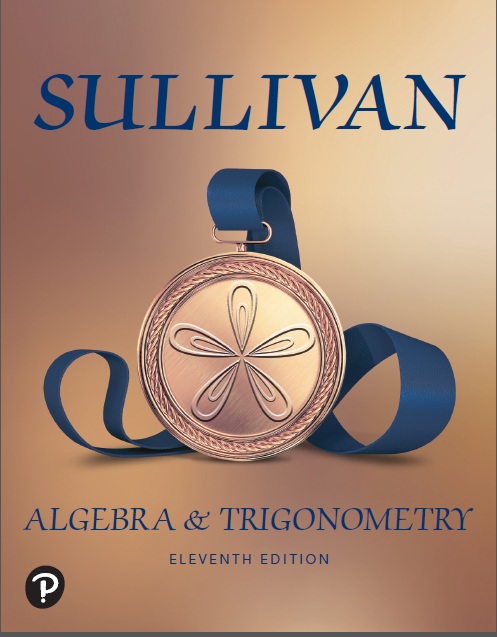 Book cover: Algebra and trigonometry.