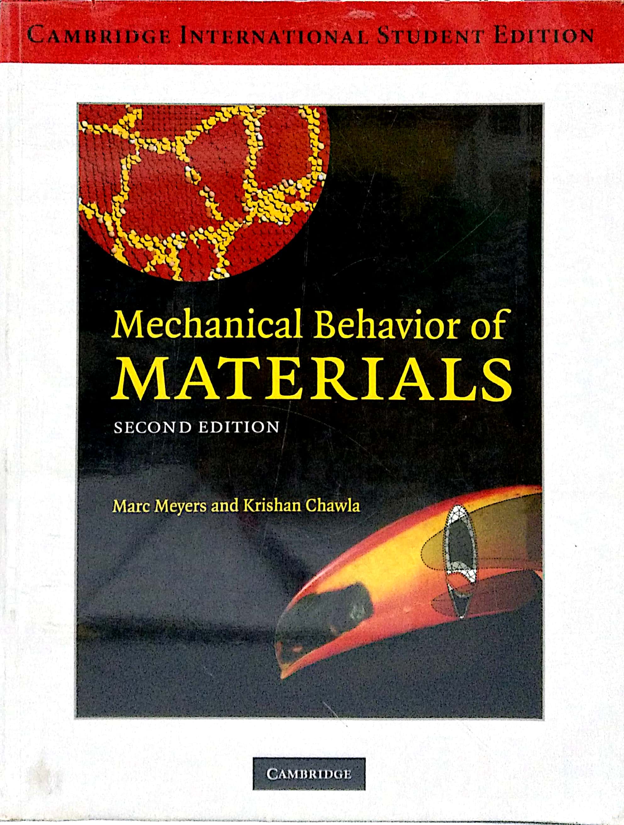 Book cover: Mechanical behavior of materials.