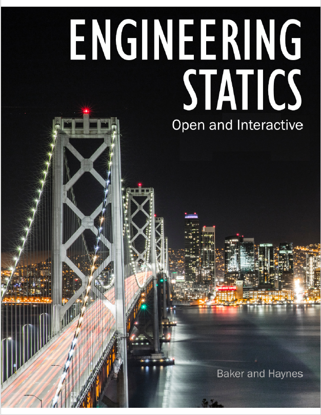 Book cover: Engineering statics : open and interactive
