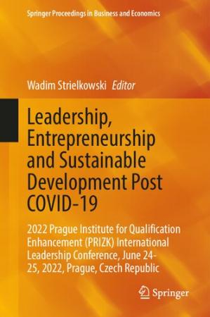 Book cover: Leadership, entrepreneurship and sustainable development post covid-19