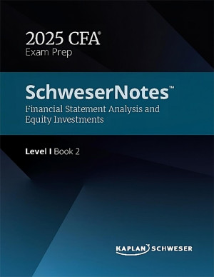 Book cover: 2025 Level i cfa® book 2: financial statement analysis and equity investments