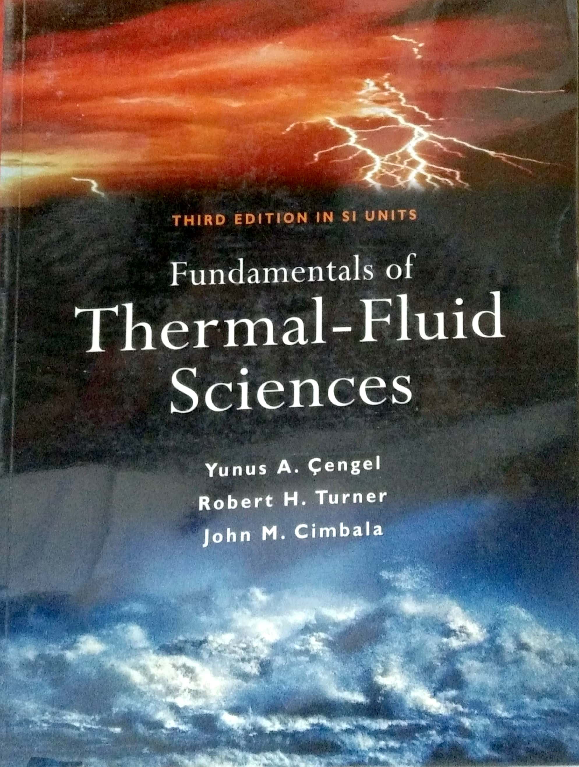 Book cover: Fundamentals of thermal-fluid sciences.