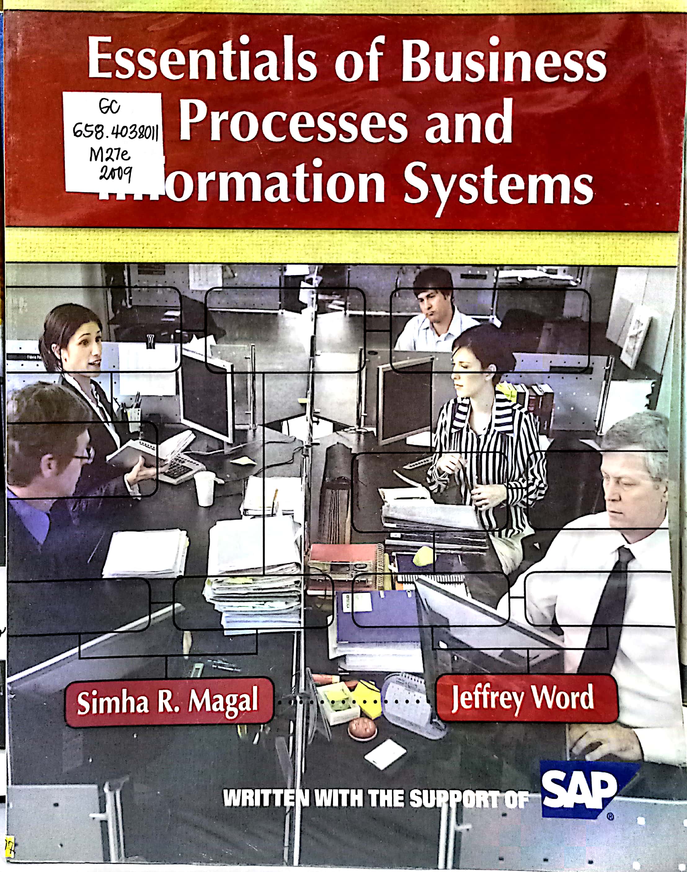 Book cover: Essentials of business processes and information systems