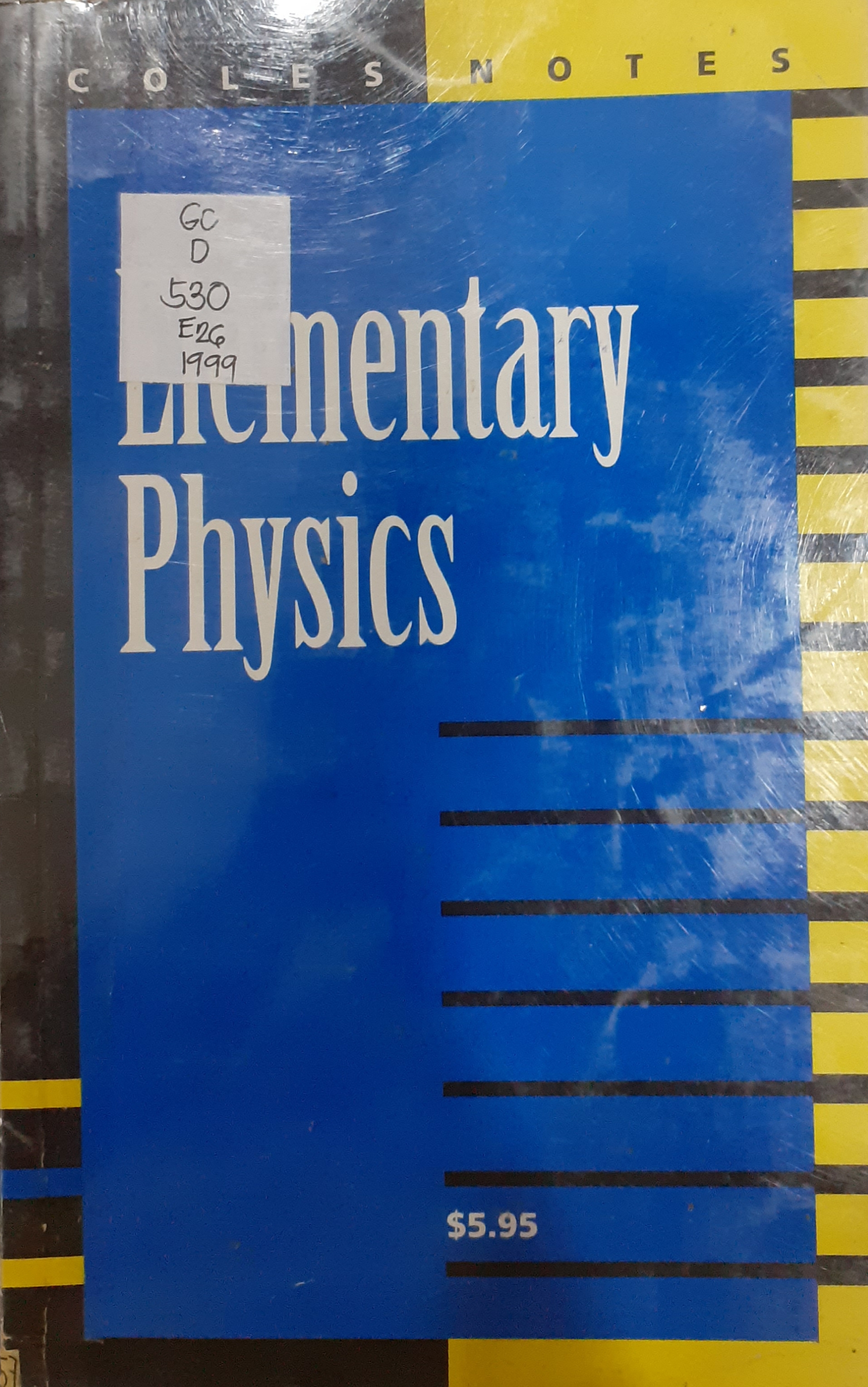 Book cover: Elementary physics notes