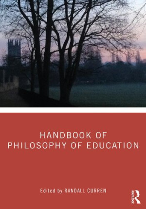 Book cover: Handbook of philosophy of education