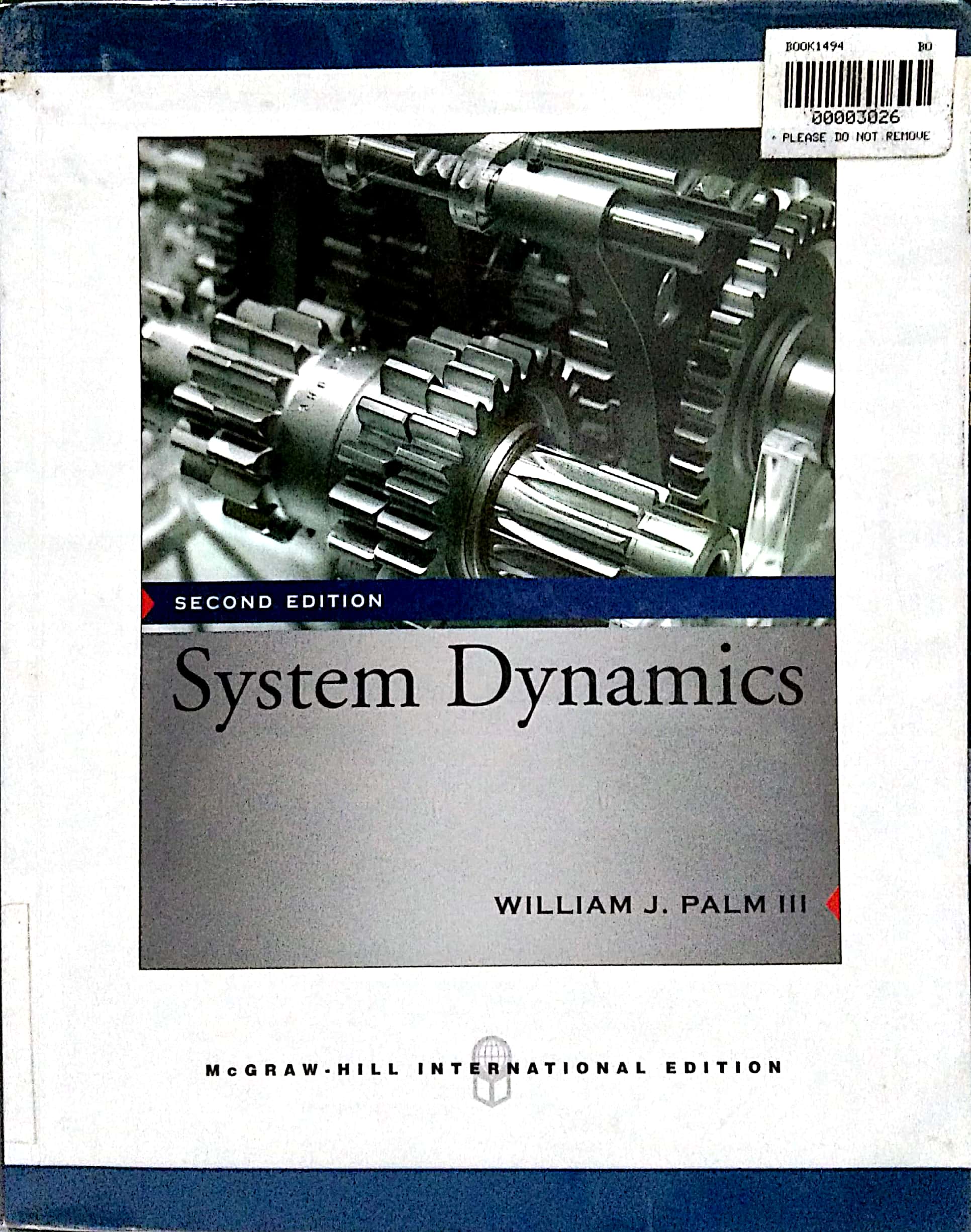 Book cover: System dynamics