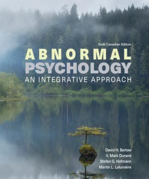 Book cover: Abnormal psychology : an integrative approach
