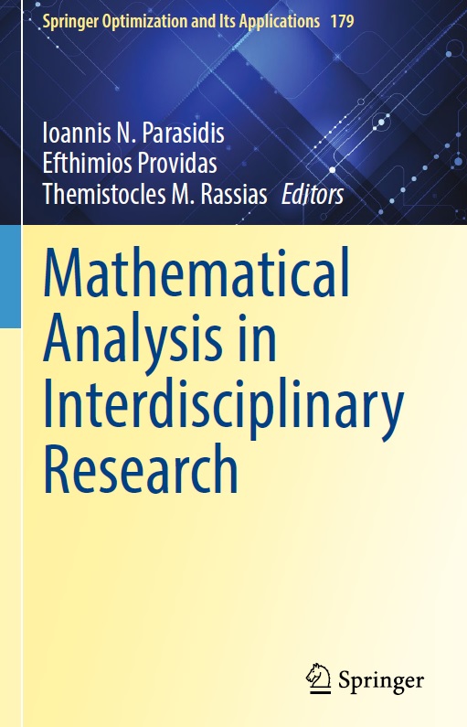 Book cover: Mathematical analysis in interdisciplinary research.