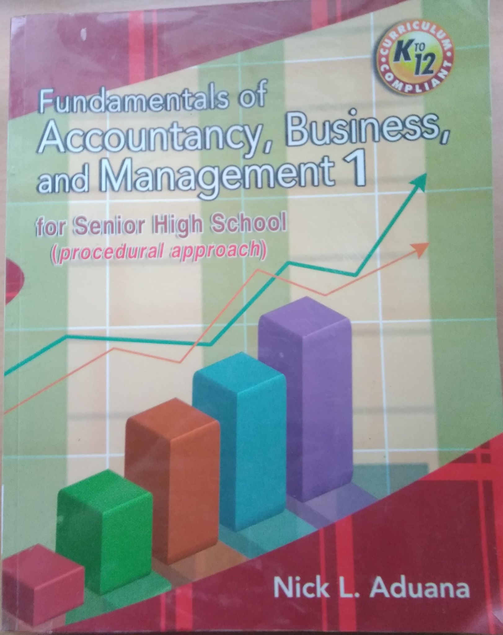 Book cover: Fundamentals of accountancy, business and management.