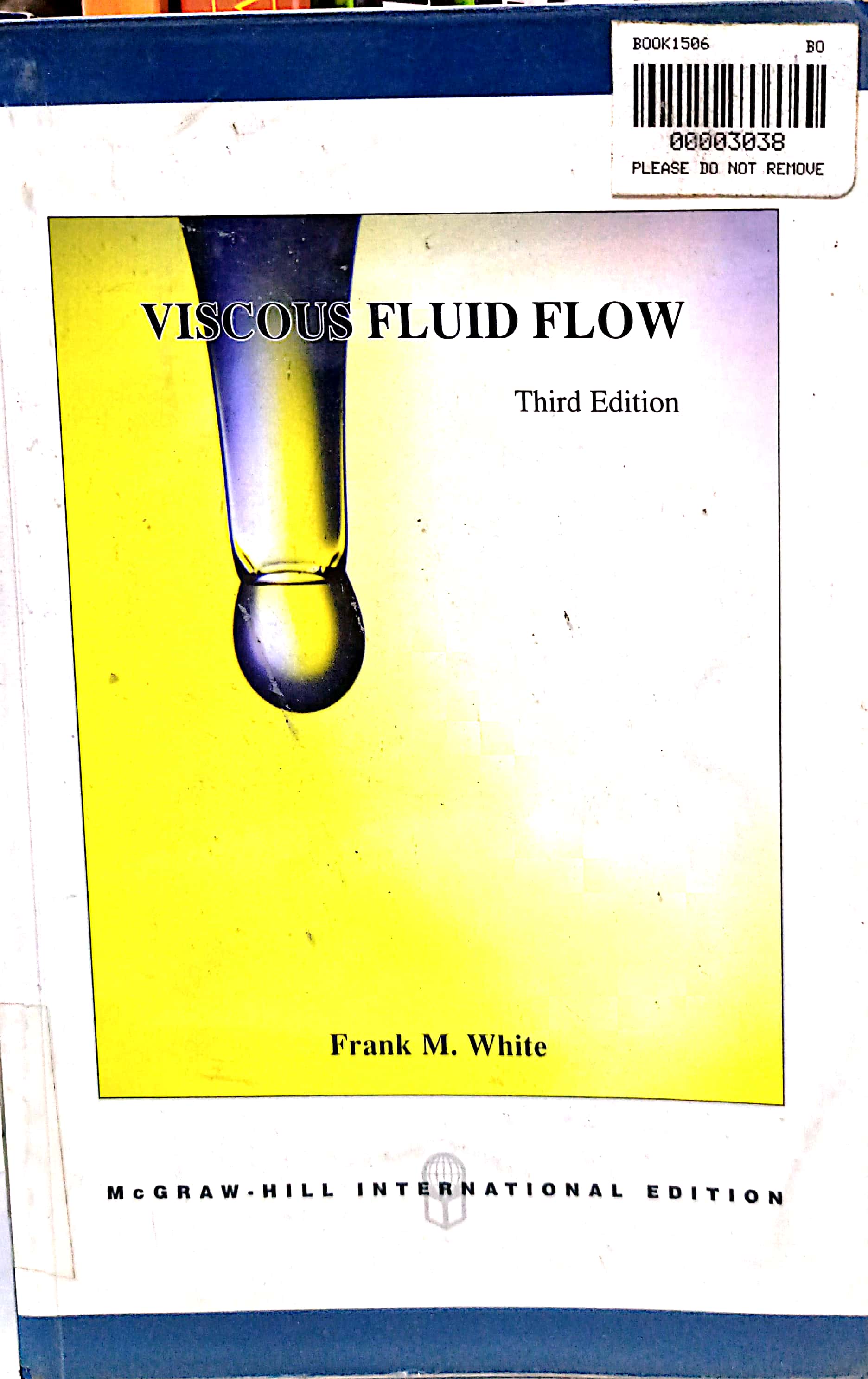 Book cover: Viscous fluid flow